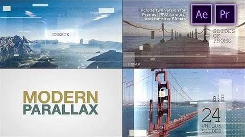 Videohive Modern Parallax Slideshow 27934002 Free Download