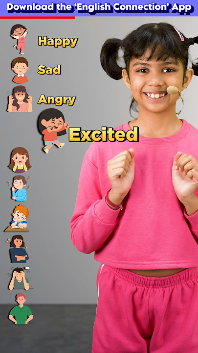 Let’s Learn 10 Feelings Together! 🤗 | Kids English Words, Adi Keshari Connection #shorts