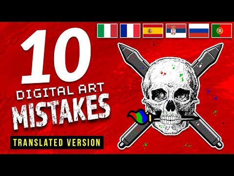 10 WORST Digital Art MISTAKES! 💀