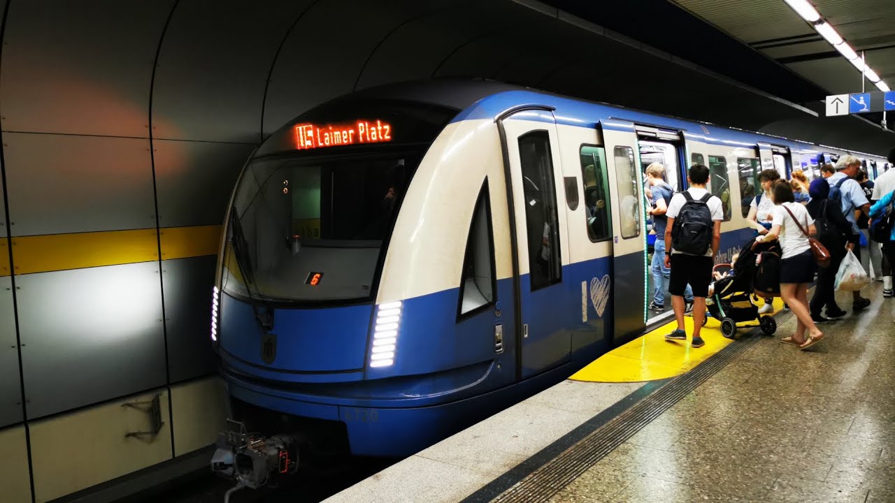 U-Bahn München Mitfahrt im 50 Jahre U-Bahn C2 auf der U5