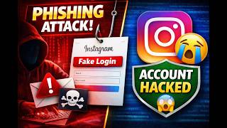 Hack Instagram account 🔥 | Phishing Attack Explained 🔥 | How Hackers Trick You & How to Stay Safe
