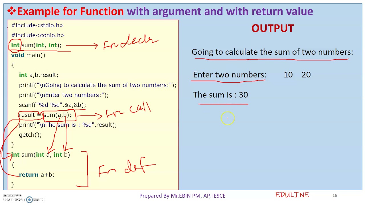 assignment with return value