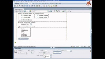 013.-Curso Dreamweaver CS3. Elementos Formulario y validaciones