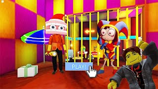 NEW THE AMAZING DIGITAL CIRCUS BARRY'S PRISON RUN! OBBY SPEEDRUN Full Gameplay