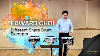 Edward Choi | Different Snare Drum Excerpts
