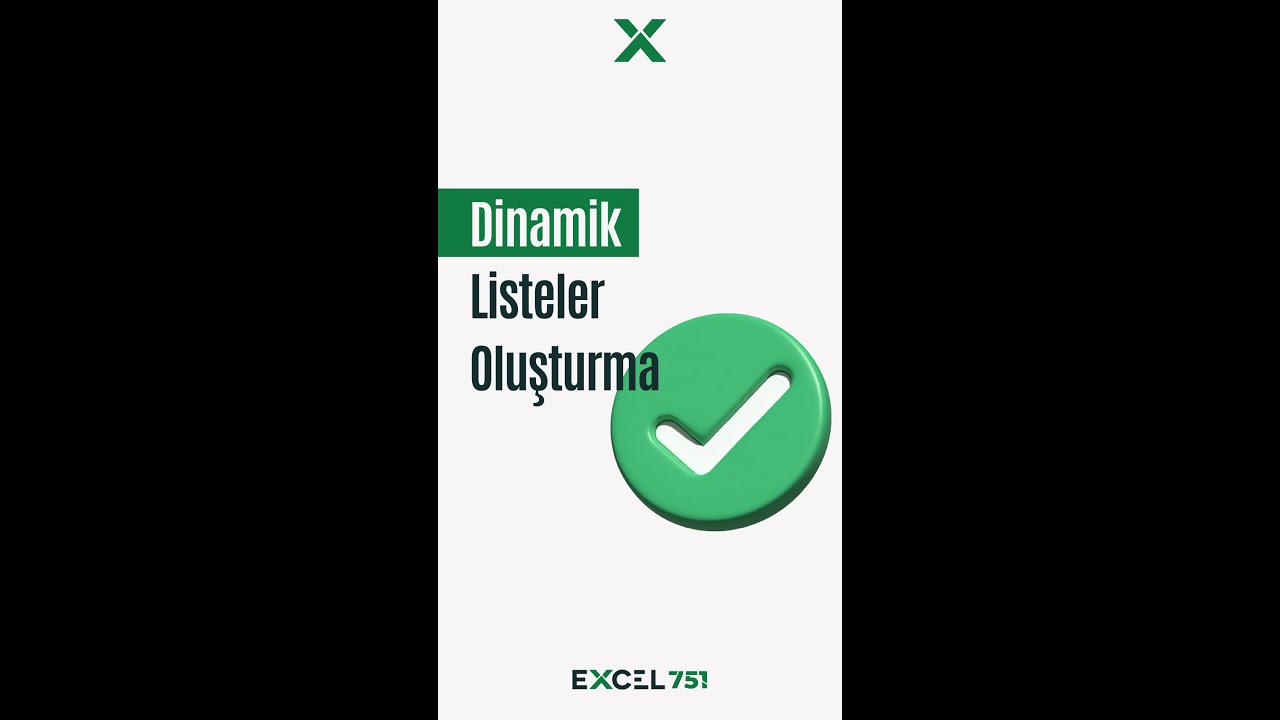 Excel'de Koşullu Toplama İşlemi Yaparak Dinamik Listeler Oluşturma | #EXCEL 751 | #shorts