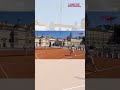 Roma, Internazionali di tennis: campo in Piazza del Popolo