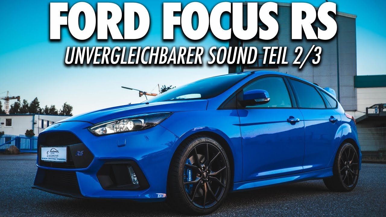 DOWNPIPE 😱 Ford Focus RS MK3 2018 Milltek Sound Tuning (Klappenauspuff + Klappensteuerung)