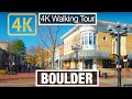 4K City Walks: Boulder, Colorado (Peoples Republic of) Downtown - Virtual Walk Treadmill City guide