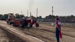Pulling the 560 Diesel at the Cass County fair (2023) short version