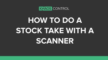 How To Do a Stock Take Using a Barcode Scanner