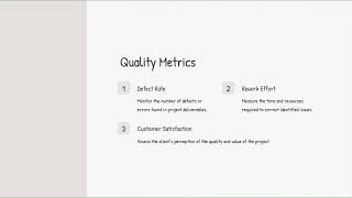 Seven Core Metrics of Project