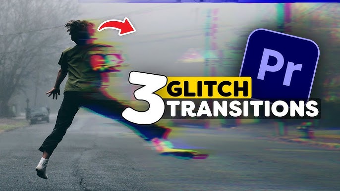 Glitch 3 Transitions for Live Streaming and Video Editing