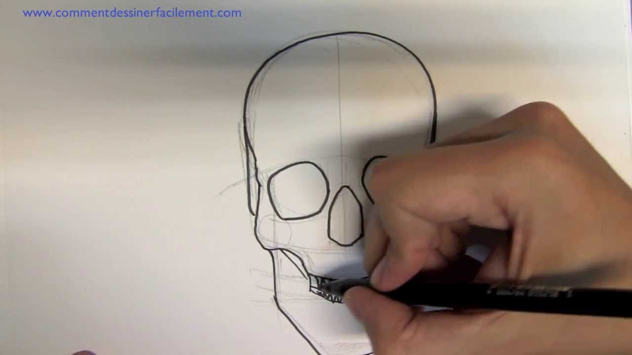 Comment Dessiner Une Tete De Mort Facilement Etape Par Etape