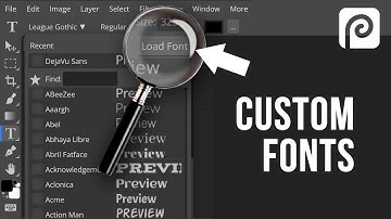 Import your own fonts into Photopea