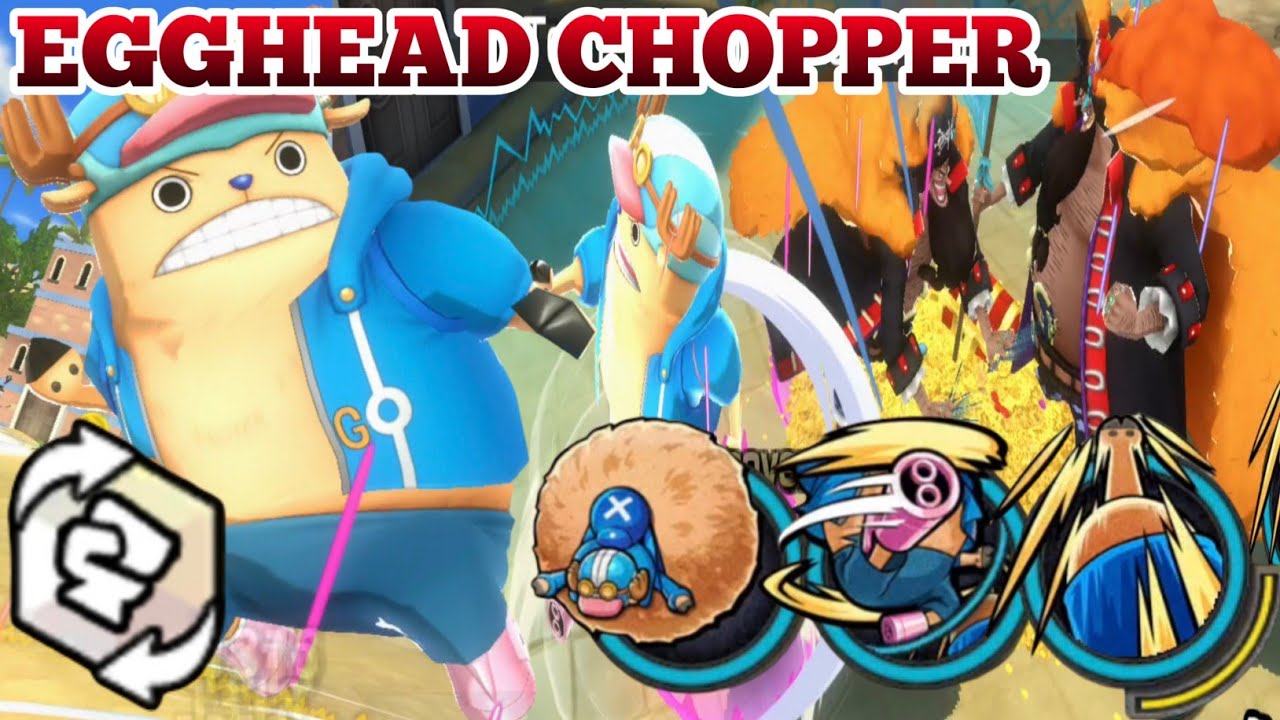 Геймплей за Эггхеда Чоппера в эпоху Чёрной Бороды V2 | One Piece Bounty Rush | OPBR