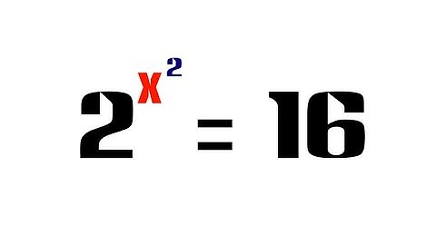 An Exponential Equation | Maths Olympiad Problem | Find the value of x