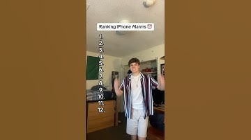 Ranking iPhone Alarms ⏰
