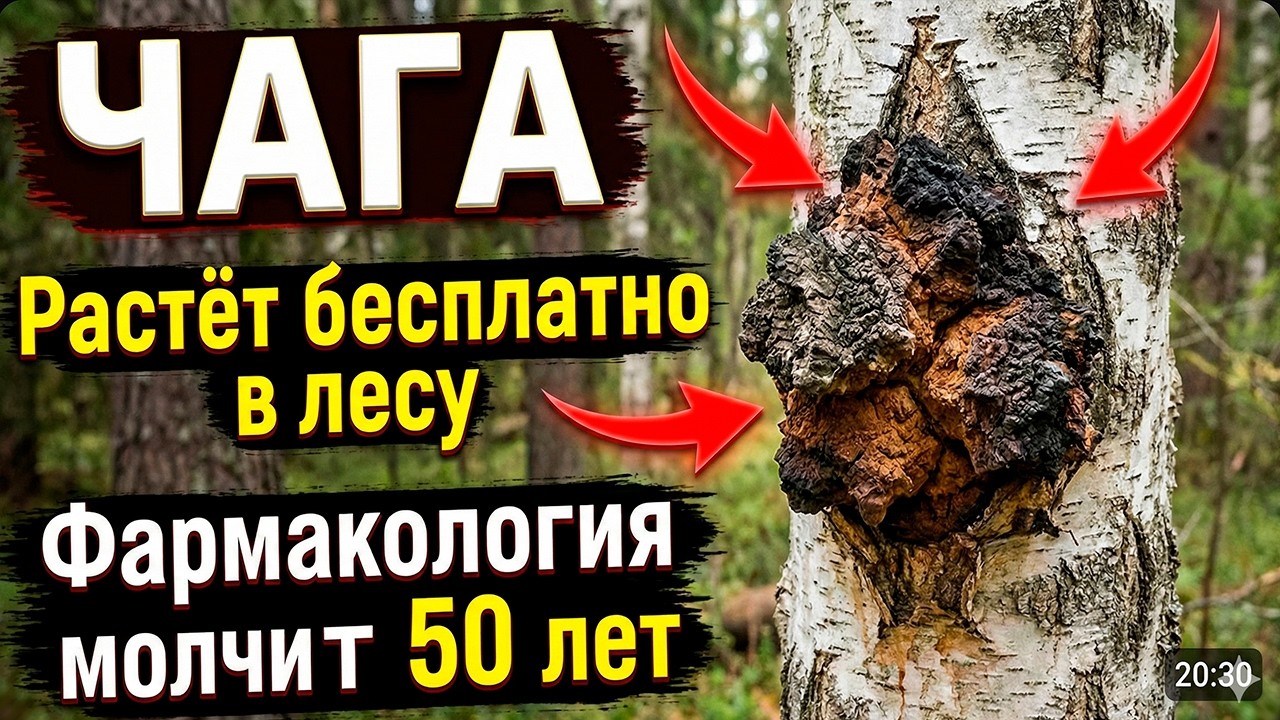 Чага: природный хирург, который растёт в любом лесу и которого боится фармакология