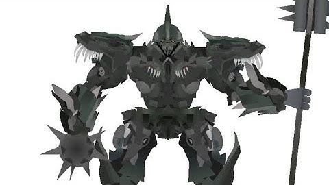 DINOBOT GRIMLOCK WIP PART 2 - TRANSFORMERS SHORT TEST