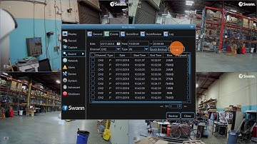 Swann DVR Security System How to Export Footage - download, extract, transfer video incident to USB