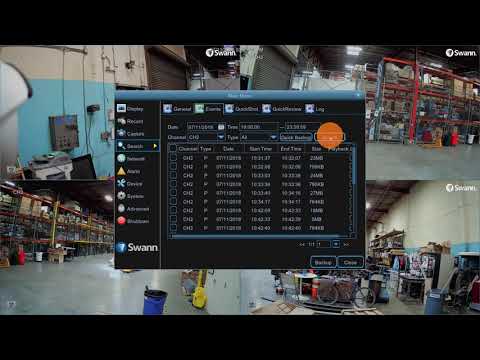 Swann DVR Security System How to Export Footage - download, extract, transfer video incident to USB