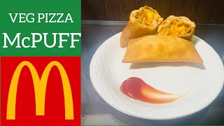 Veg. Pizza puff recipe ( McDonald’s style veg. Pizza puff racipe )