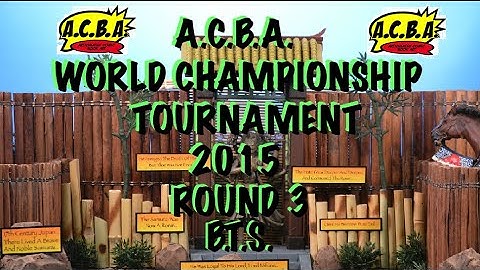 Road to the A.C.B.A WCT 2015: Round 3 ( Behind the Scenes )