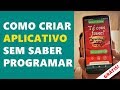 Como Criar Aplicativo HAMBURGUERIA Sem Saber Programar