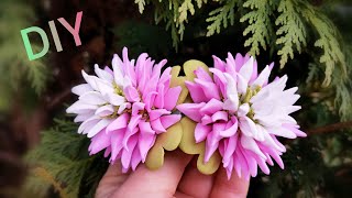 Цветочек на счастье🍀🌺🍀Клевер из фоамирана DIY / МК 🍀 Цветочные украшения