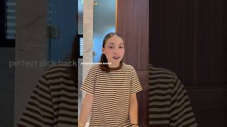 perfect SLICK BACK tutorial | for healthy growth