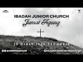 Ibadah Junior Church Jumat Agung Online 29 Maret 2024 | Pkl. 13.00 WIB