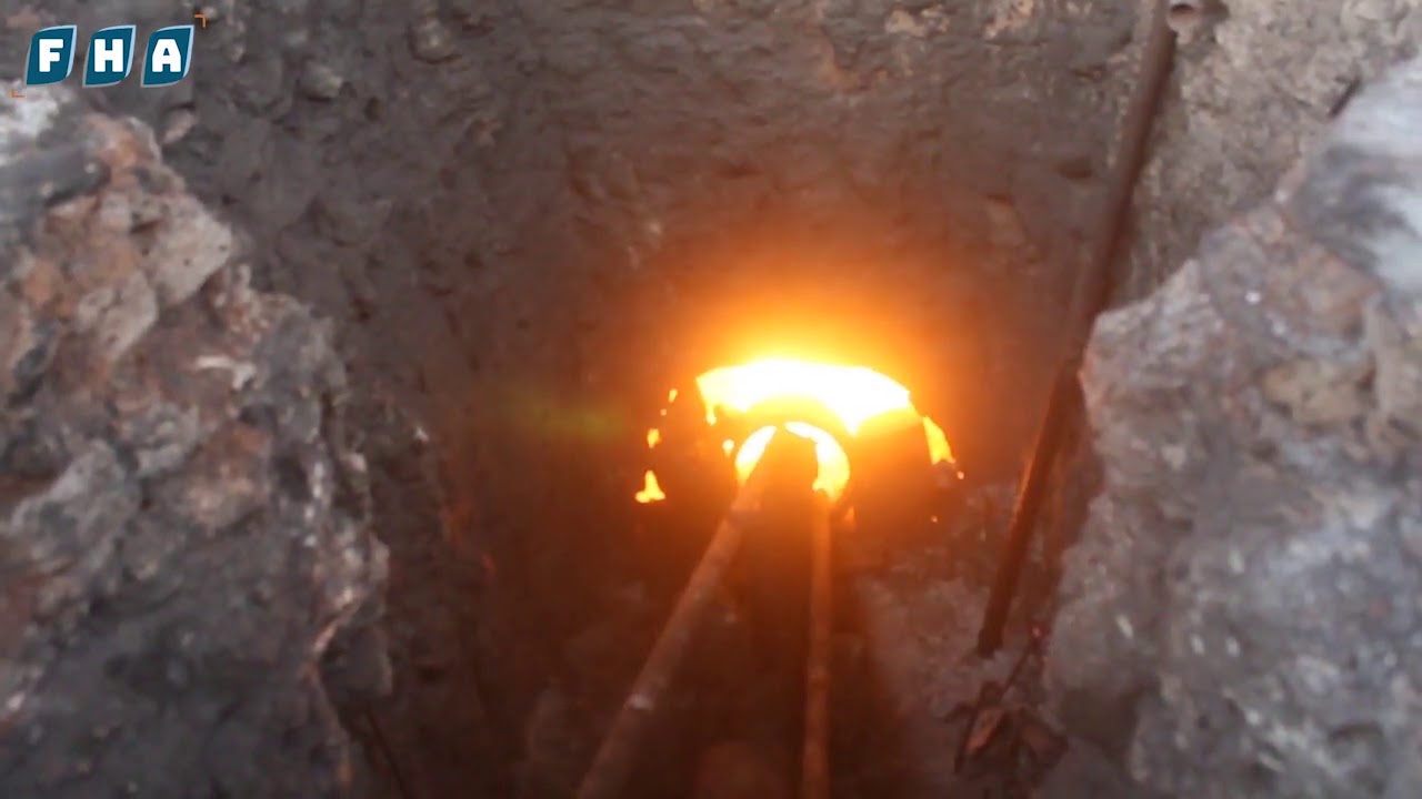 كاميرا الفرات ترصد جانب من أعمال حراقات النفط في بلدة ترحين بريف حلب الشمالي