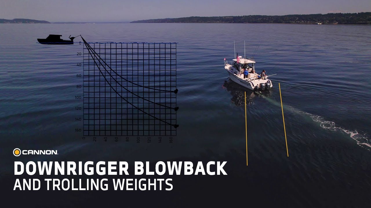 Downrigger Weight Size When Experiencing Blowback 