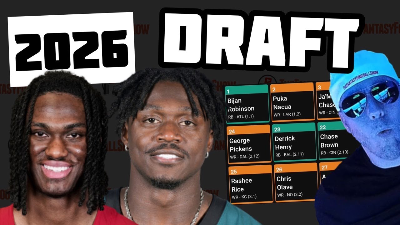2026 Fantasy Football Draft (from the 1.1) - YouTube