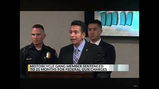 Bandidos MC Member Sentenced For Federal Gun Charges