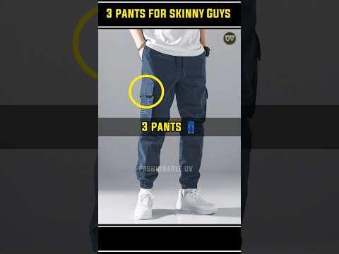 ?3 Pants For Skinny Guys | #shorts #pants #menfashion