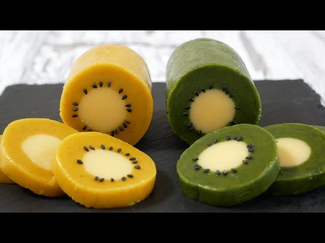 キウイクッキー♡ | Butter Cookies (kiwifruit) so cute!