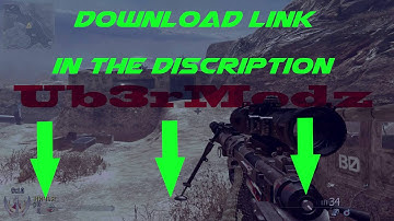 MW2: Ub3rModz v1 CFG Menu Release! [NO JAILBREAK]