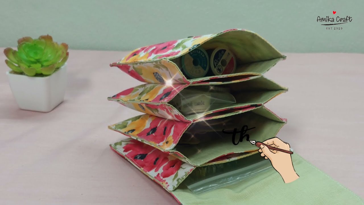 4 Pockets Accordion Pouch/ Fun & Easy Accordion Pouch