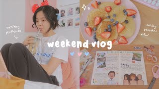 weekend vlog🧃 journaling, attack on titan finale, first manga haul