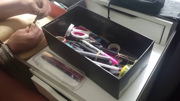 ASMR-Request- Pen and Marker sorting- silent- no talking