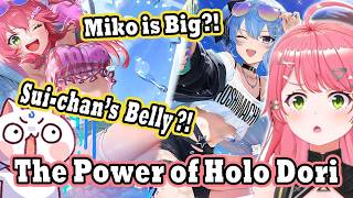 35Ps is Surprised by Miko & Suisei's Swimsuit Event in Hololive Dreams !