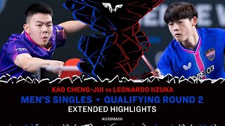 Kao Cheng-Jui vs Leonardo Iizuka | Extended Highlights | MS QR 2 | #USSmash 2026