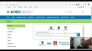 Introduction to Library Website