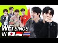 K-POP STARS sing in THREE Languages🎤| INA/THAI/JPN | WEi | TRANSONGLATION