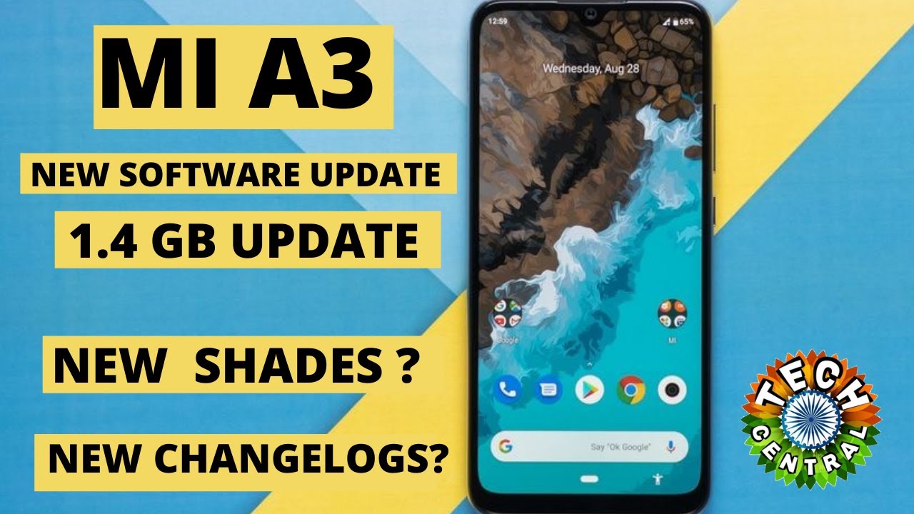 Xiomi Mi A3 Software Update in Hindi | Mi A3 December Security Update | New Notification Shades?