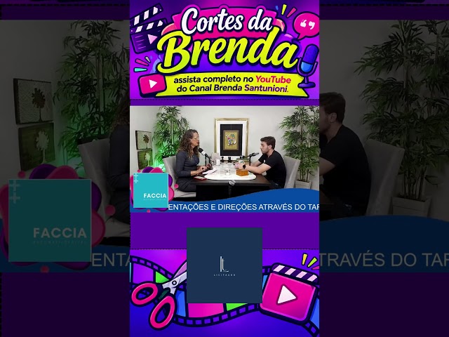 Assista estas e outras entrevistas completas  AQUI no YouTube do Canal Brenda Santunioni.