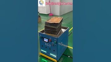 smart AGV robot offers automated moving SMT tray/pallet