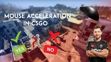 Mouse acceleration in CSGO - why should you use it? (1 Week challenge)